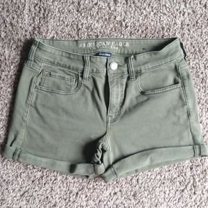 AE Super Stretch Twill X Midi Shorts | Size 8